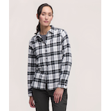 WindRiver Women's Stretch Semi-Fit Flannel Shirt Front_Flat