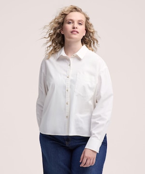 Denver Hayes Women's Chambray Cropped Shirt