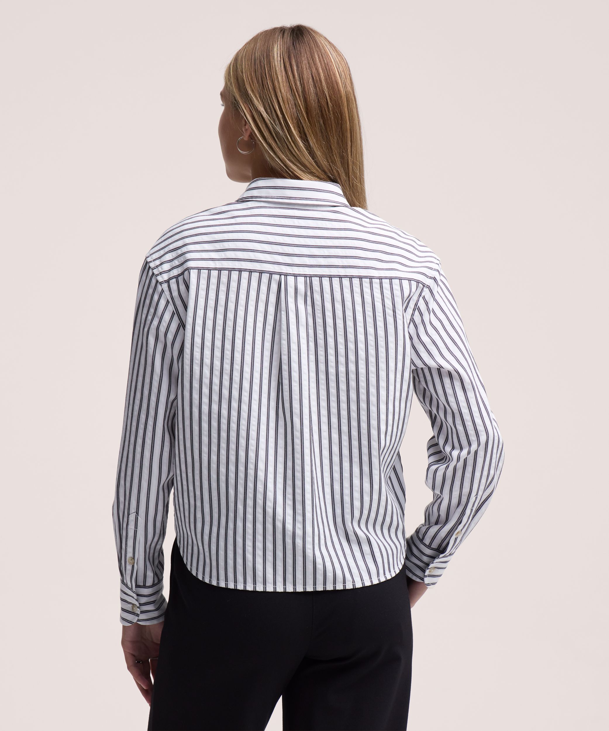 Chemise courte en chambray pour femmes, Denver Hayes