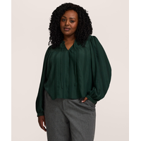 Blouse bohème texturée à manches longues pour femmes, Denver Hayes
