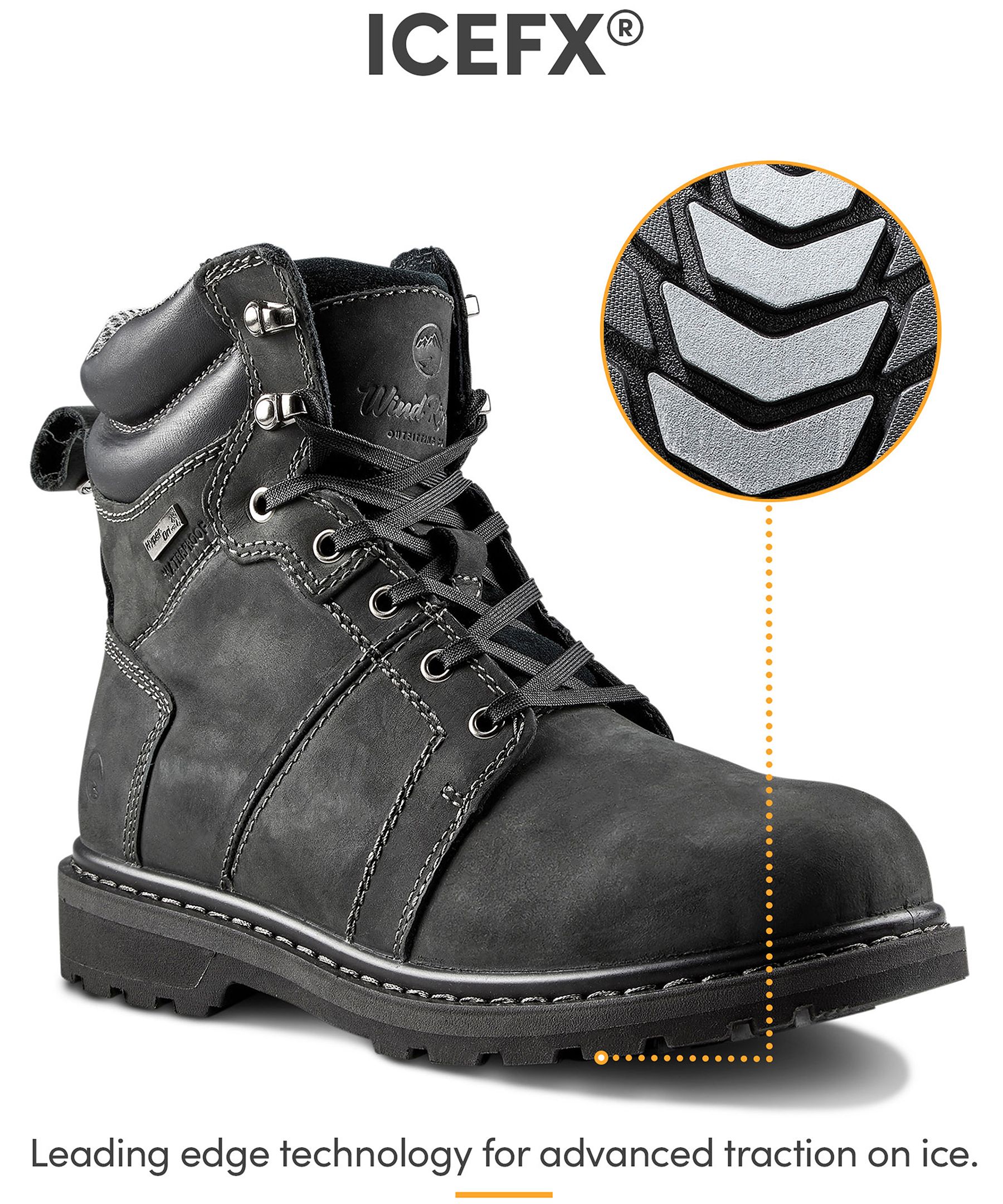 WindRiver Men's Backwoods Waterproof Hyper Dri ICEFX® Hiking