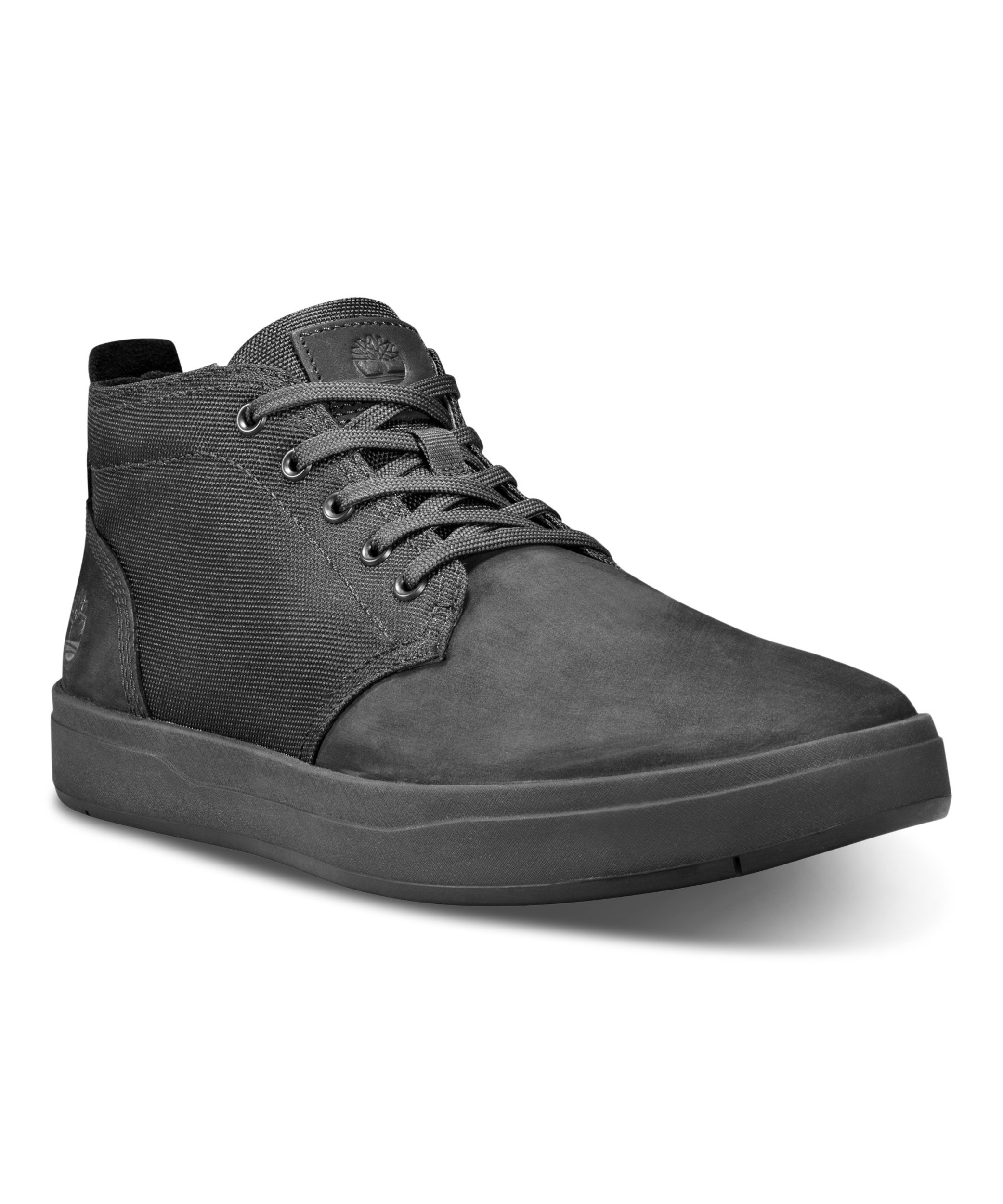 Timberland Men's Davis Square Leather and Fabric Chukka Boots | Marks
