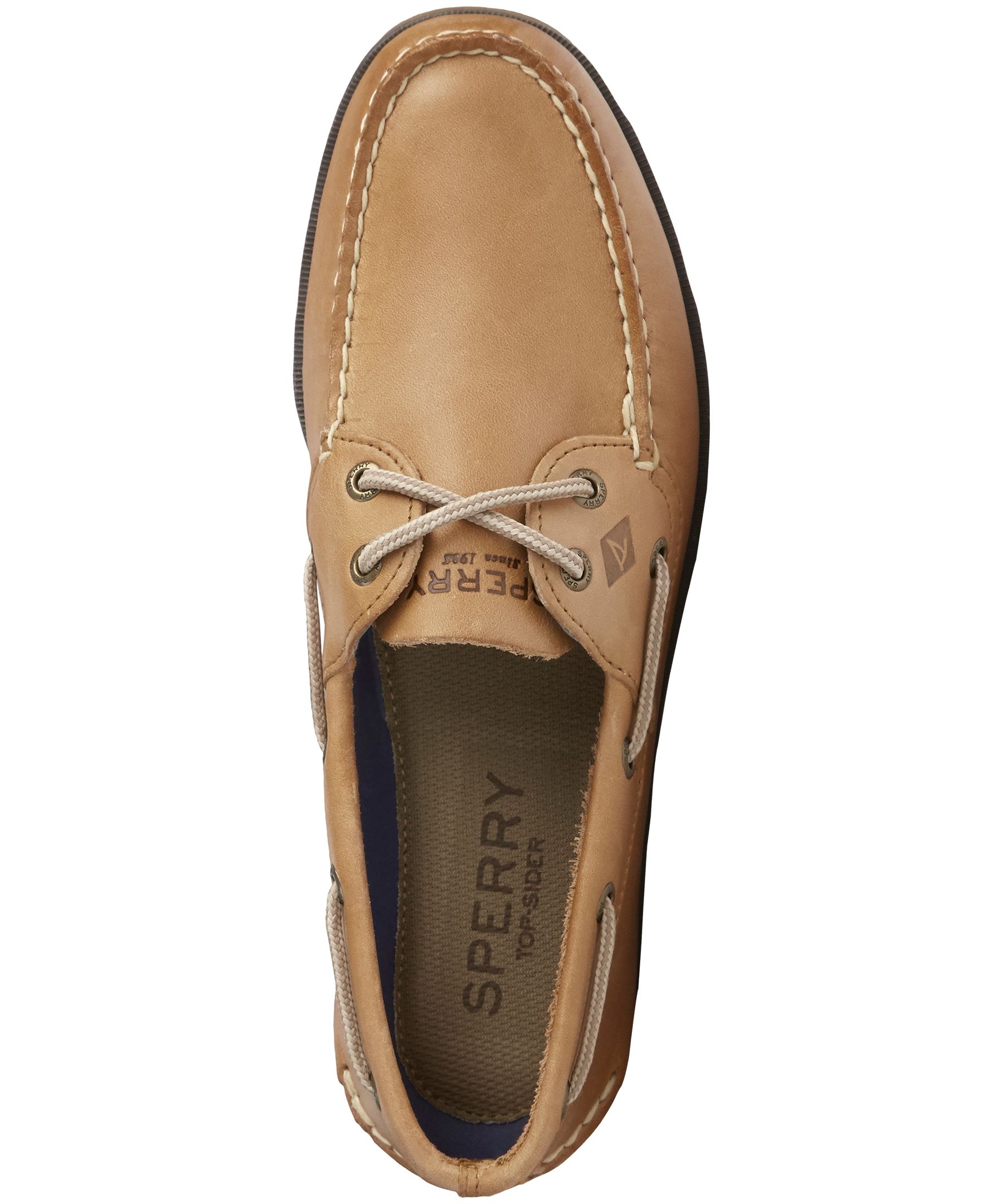 Mocassins bateau à enfiler en cuir à 2&nbsp;œillets pour hommes, Sperry, Leeward