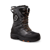 WindRiver Men's Snow Lynx IceFX T-Max Heat Quad Comfort Waterproof Winter Boots - Black Front_Three_Fourths_Angled_Right