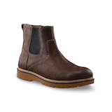 Denver Hayes Men's Graydon Quad Comfort IceFX Chelsea Boots - Brown Front_Three_Fourths_Angled_Right