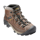 Keen Canada Outdoor Men's Targhee II Mid Waterproof Hiking Boot Front_Three_Fourths_Angled_Right