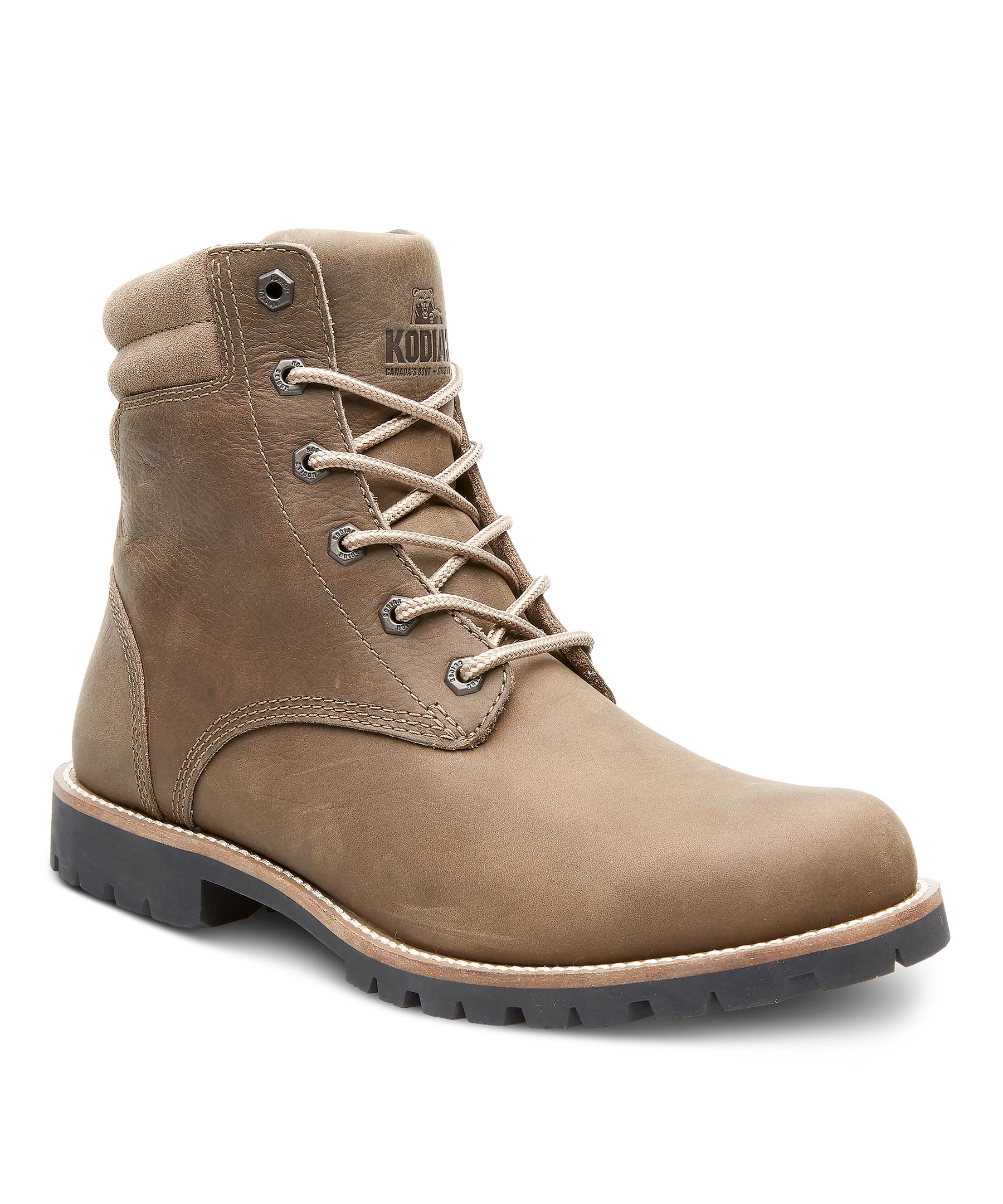 Kodiak Men's Magog Waterproof Thinsulate Leather Boots Cocoa