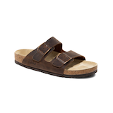 FarWest Men's Tofino Leather 2-Strap Sandals Front_Three_Fourths_Angled_Right