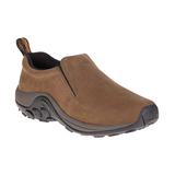 Merrell Men's Jungle Moc Nubuck Shoes Wide Front_Three_Fourths_Angled_Right