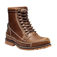 Timberland Bottes de travail de 6 po en cuir pour hommes, Originals II, rouille Front_Three_Fourths_Angled_Right
