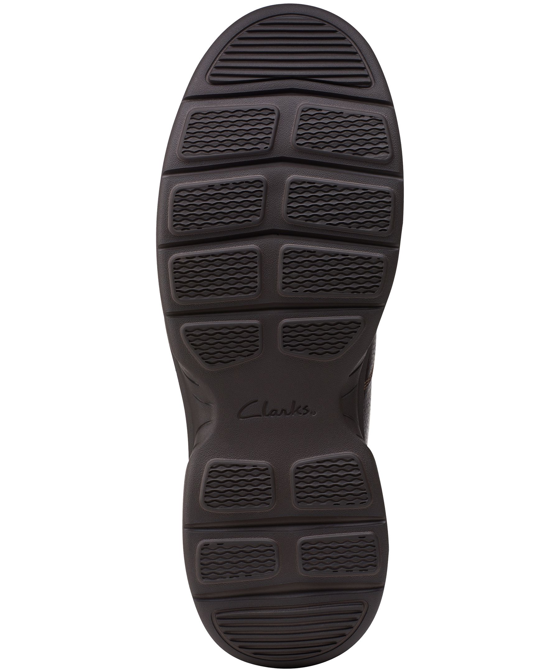 Chaussures larges à enfiler en cuir Ortholite pour hommes, Bradley Step, Clarks