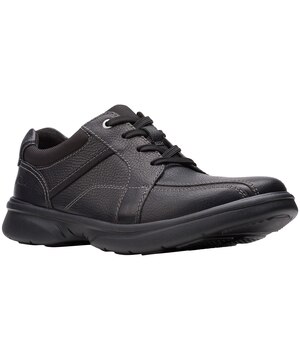 Chaussures larges en cuir, à lacets, avec Ortholite, pour hommes, Bradley Walk, Clarks