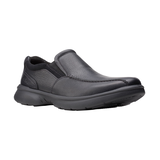 Chaussures à enfiler en cuir pour hommes, Bradley Step, Clarks Front_Three_Fourths_Angled_Right