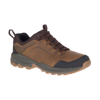 Merrell Men's Forestbound Leather Hiking Shoes - ONLINE ONLY Front_Three_Fourths_Angled_Right