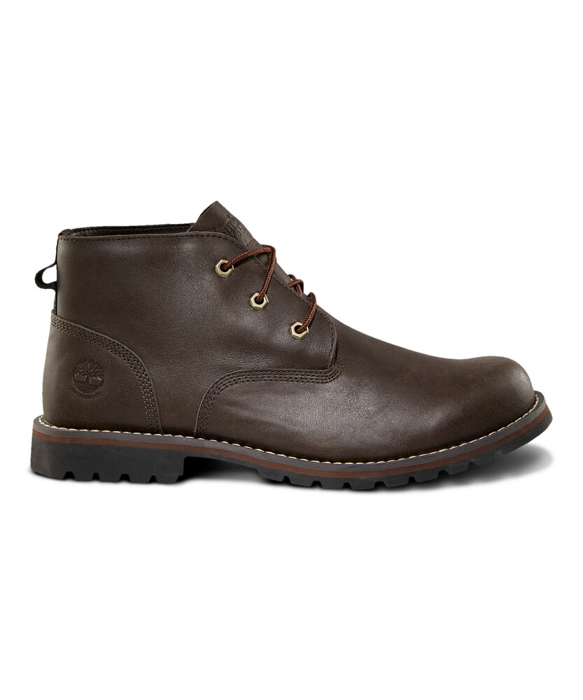 Chaussures Chukka Homme En Cuir - Bottines Mi-hautes à Fermeture éclair Latérale - Confortables Pour Travail, Bureau, Randonnée, Conduite - Bout Rond Antidérapant - 2