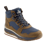 Chaussures de randonnée mi-basses Comfortzone en cuir étanches à l'eau pour hommes, Skogan, Kodiak Front_Three_Fourths_Angled_Right