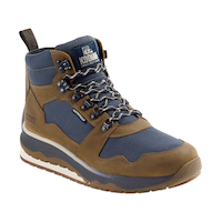 Kodiak Men's Skogan Waterproof Comfortzone Leather Mid Hikers - Tan Navy - ONLINE ONLY Front_Three_Fourths_Angled_Right