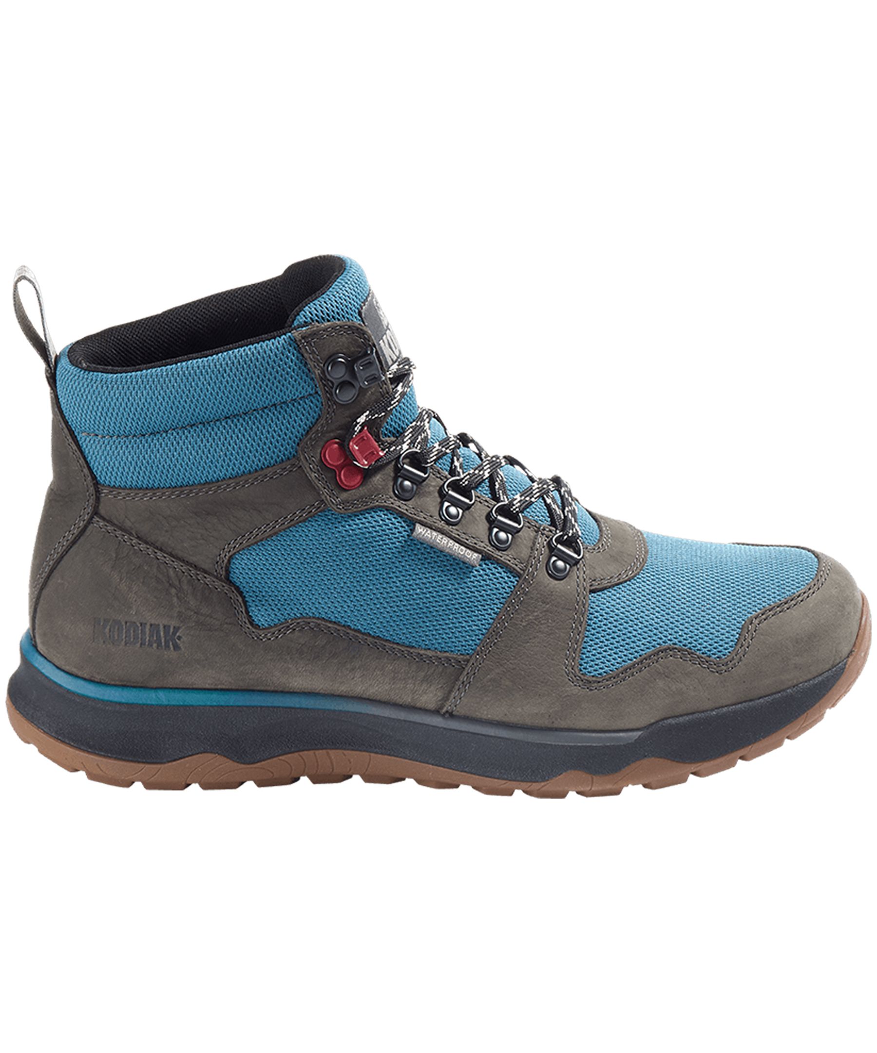 Kodiak Men's Skogan Waterproof Comfortzone Leather Mid Hikers - Teal - ONLINE ONLY