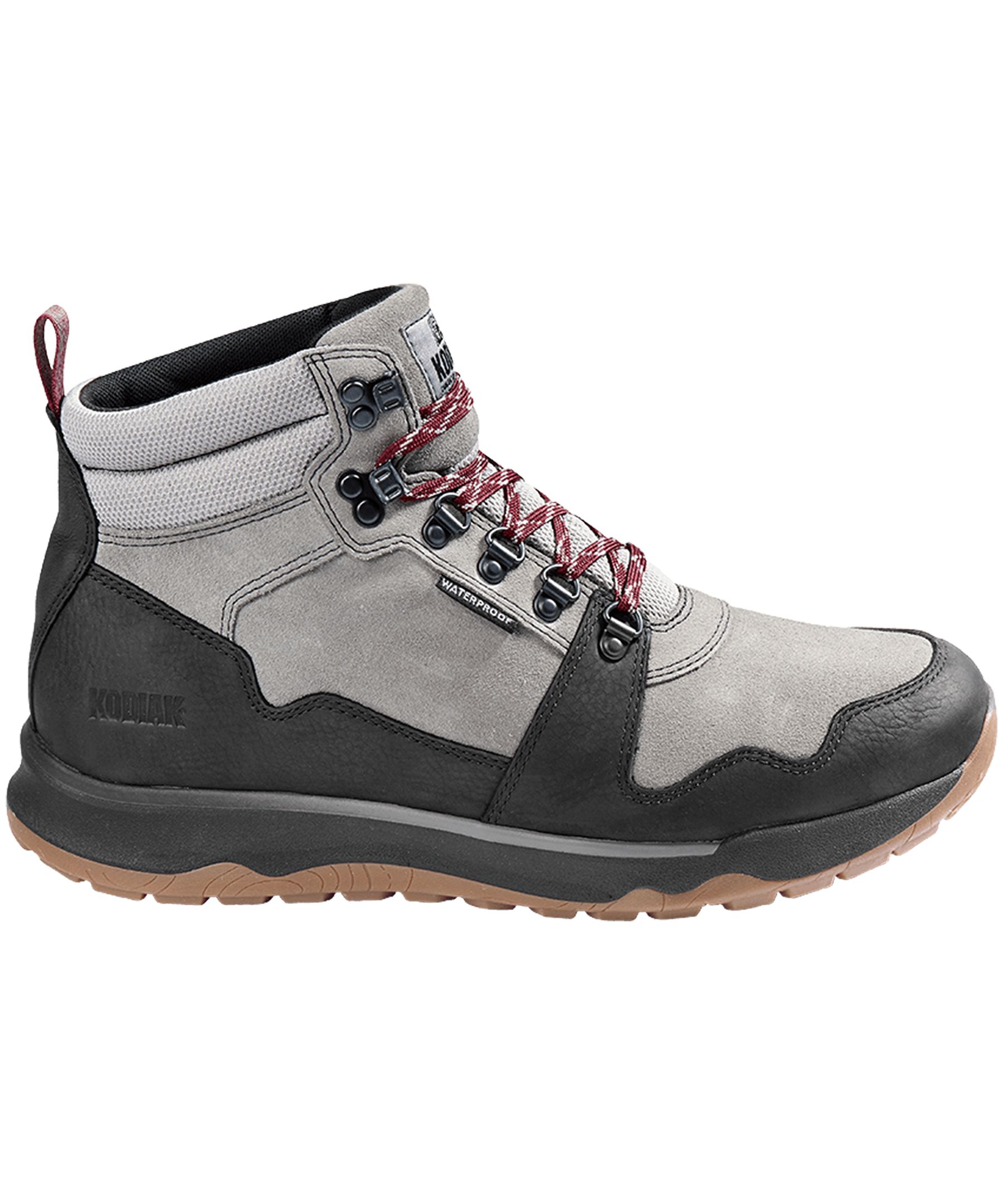 Kodiak Men's Stave Waterproof Insulated Leather Hiking Boots - Black/Gray - ONLINE ONLY