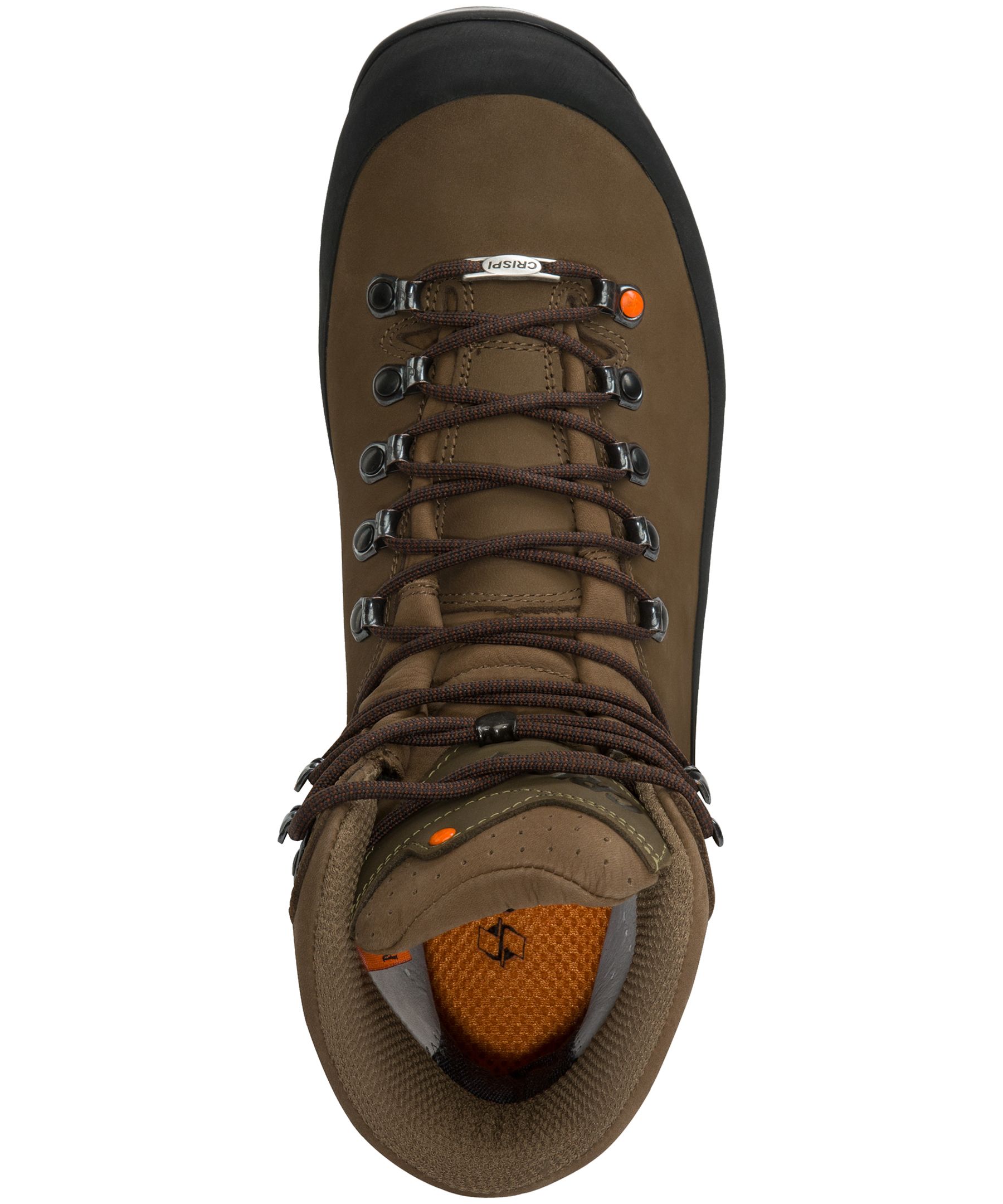 Bottes de chasse de cuir hydrofuges avec Gore-Tex pour hommes, Nevada Legend, CRISPI