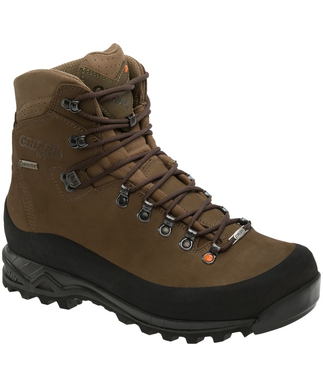 Bottes de chasse de cuir hydrofuges avec Gore-Tex pour hommes, Nevada Legend, CRISPI