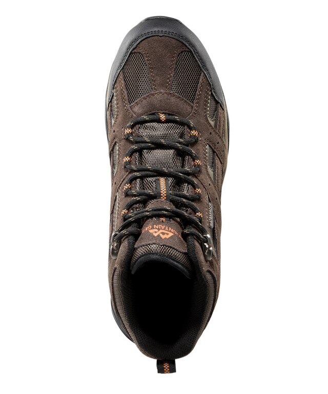 Mountain Gear Men's Ascent Waterproof Hiking Boots Brown Marks