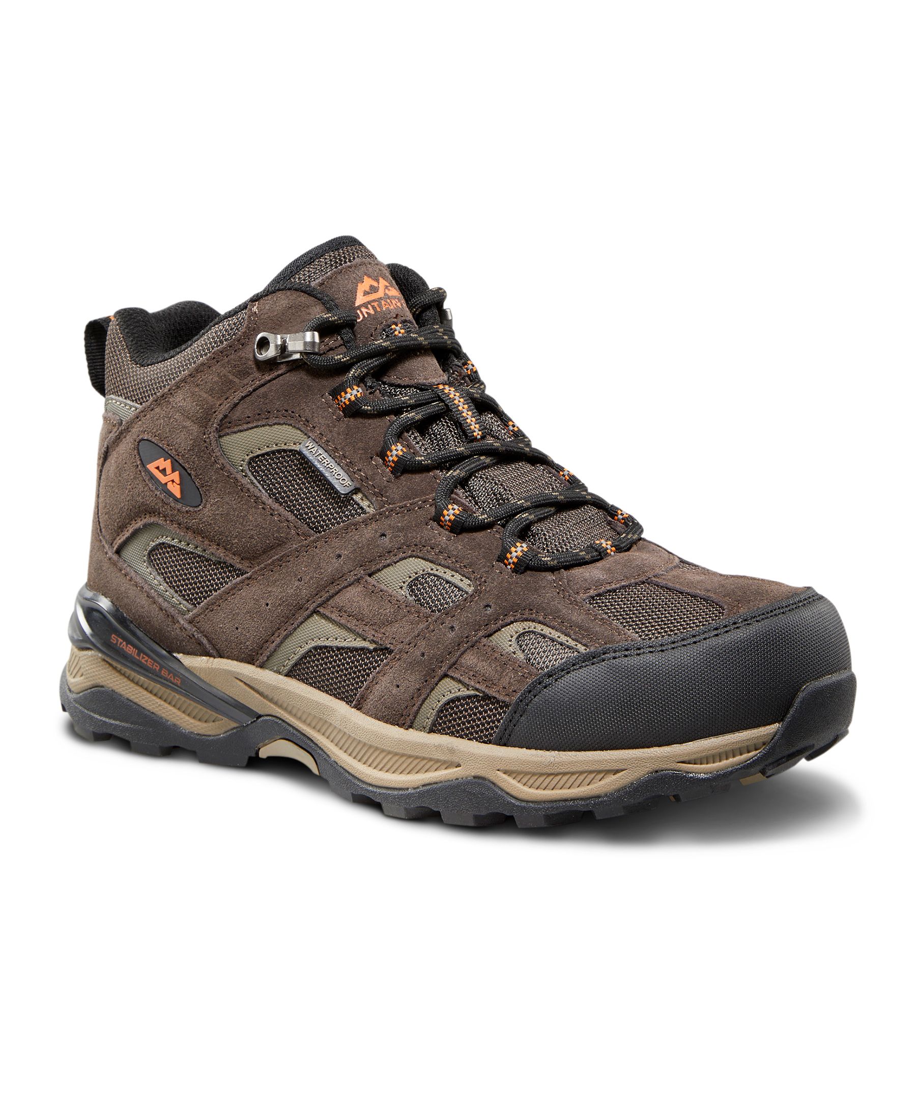 Mountain Gear Men's Ascent Waterproof Hiking Boots - Brown | Marks