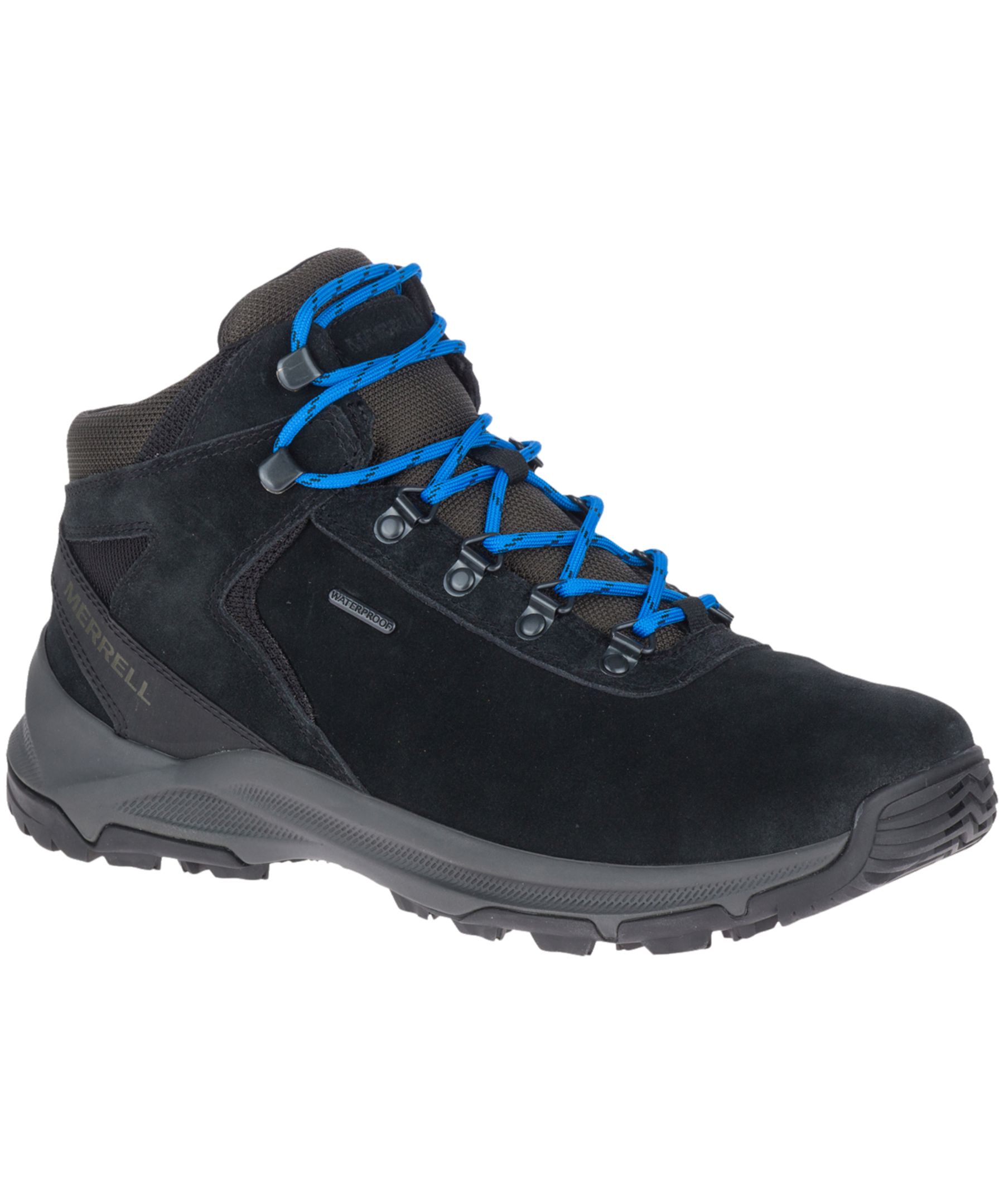 Merrell Men's Erie Mid Kinetic Fit Waterproof Hiking Shoes - Black - ONLINE ONLY