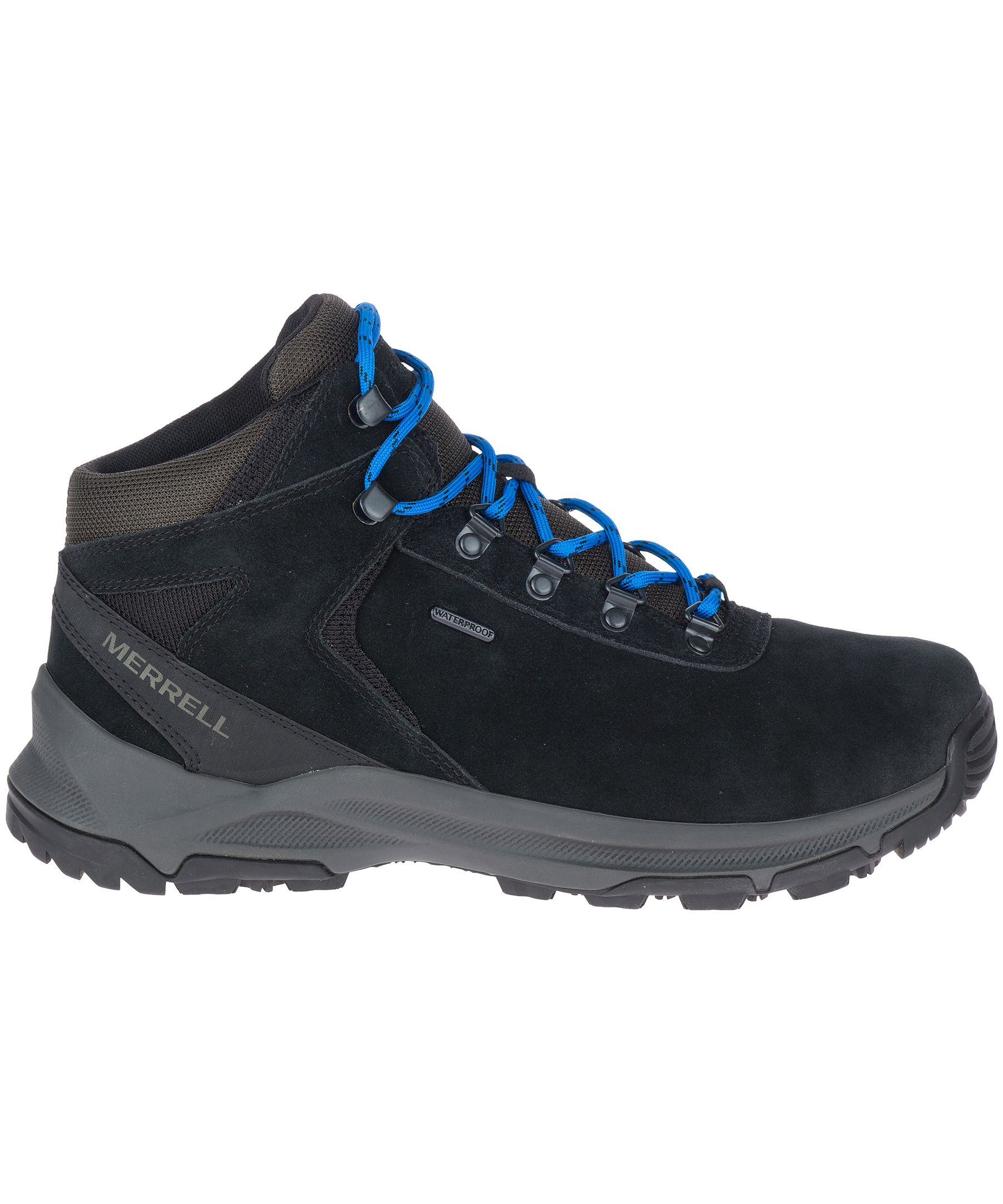 Merrell Men's Erie Mid Kinetic Fit Waterproof Hiking Shoes - Black - ONLINE ONLY