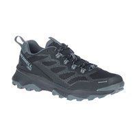 Merrell Men's Speed Strike Gore-Tex Waterproof Hiking Shoes - Black - ONLINE ONLY Front_Three_Fourths_Angled_Right