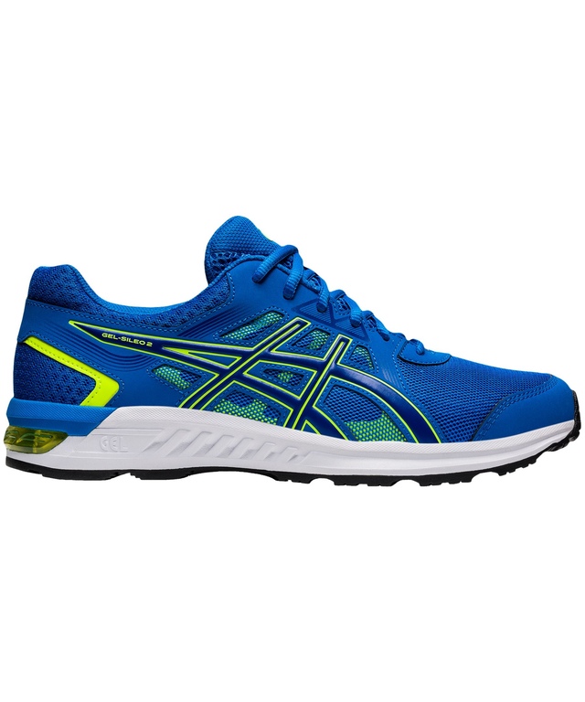 Asics Men's GelSileo Running Shoes Blue/Yellow Marks