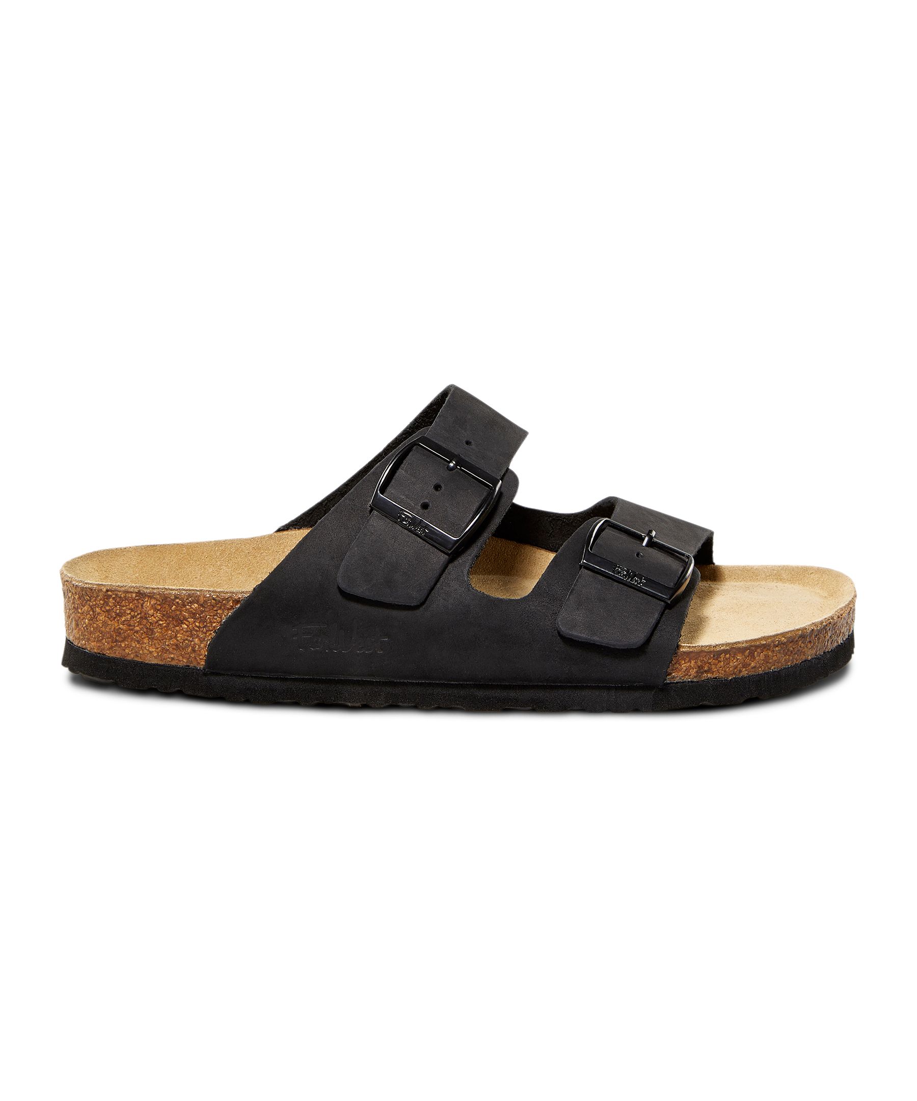 FarWest Men's Tofino Leather Slip On Sandals