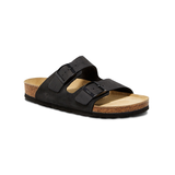 FarWest Men's Tofino Leather Slip On Sandals Front_Three_Fourths_Angled_Right