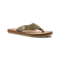 Denver Hayes Men's Sudak Thong Style Flip-Flops Front_Three_Fourths_Angled_Right