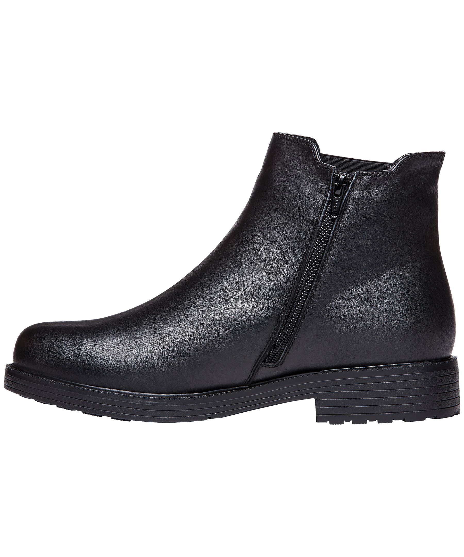 Bottes de cuir d'hiver hautes étanches à l'eau avec fermeture à glissière YKK pour hommes, Truman, Propet Footwear