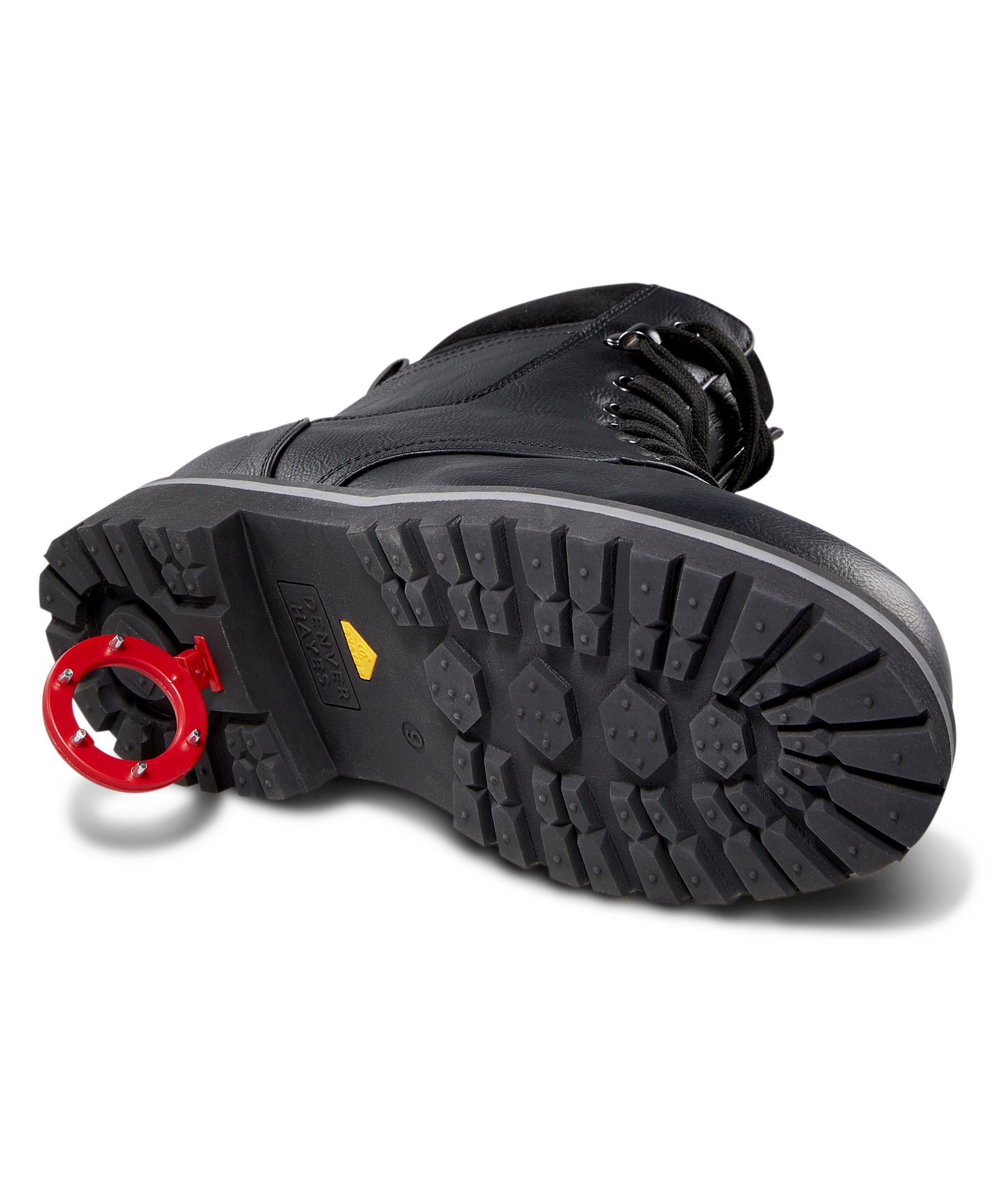 Bottes d’hiver à lacets doublées en molleton avec isolant T-MAX et adhérence par rotation OC pour hommes, Montreal, Denver Hayes