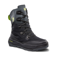 Helly Hansen Men's Bivy 2.0 IceFX T-Max Heat Waterproof Winter Boots - Black/Grey Front_Three_Fourths_Angled_Right