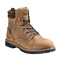 Bottes de cuir imperméables ComfortZone de 6&nbsp;po pour hommes, McKinney, Kodiak Front_Three_Fourths_Angled_Right