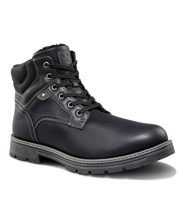 Bottes à lacets larges et décontractées avec doublure en molleton chaude pour hommes, Gatineau, Denver Hayes