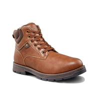 Bottes à lacets larges et décontractées avec doublure en molleton chaude pour hommes, Gatineau, Denver Hayes Front_Three_Fourths_Angled_Right