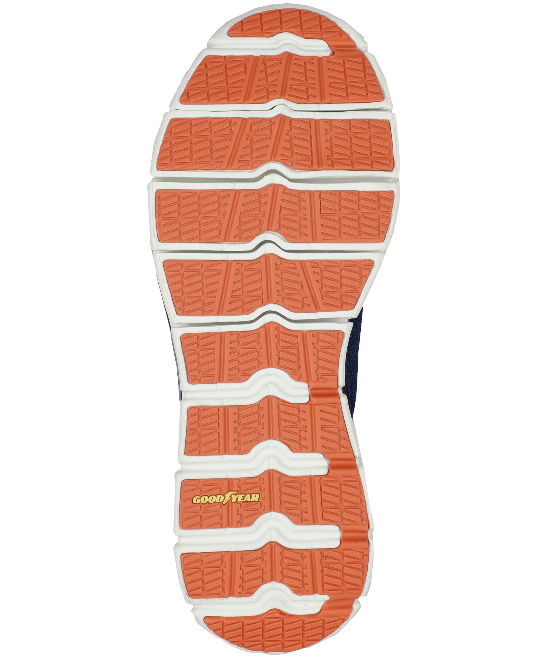 Skechers Chaussures à lacets avec semelles en mousse viscoélastique et Glide-Step pour hommes, marine