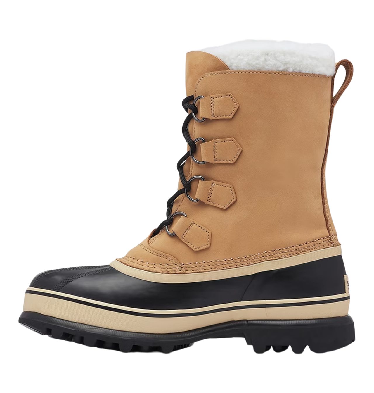 Sorel Men's Caribou Waterproof Leather and Sherpa Winter Boots