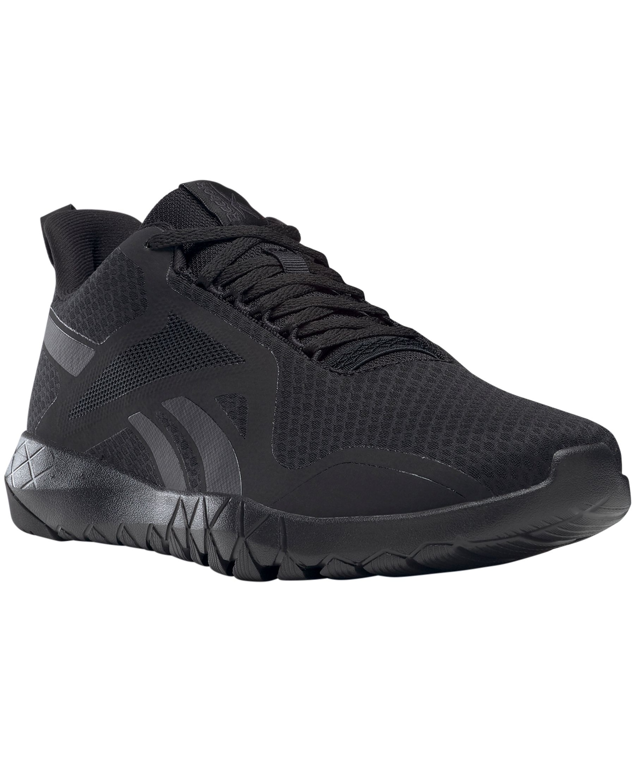 Reebok Men's Flexagon Force 3.0 Wide Fit Trainer Shoes- Black/Black | Marks