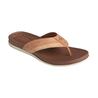 Sandales en cuir pour hommes, Plushwave, Sperry Front_Three_Fourths_Angled_Right