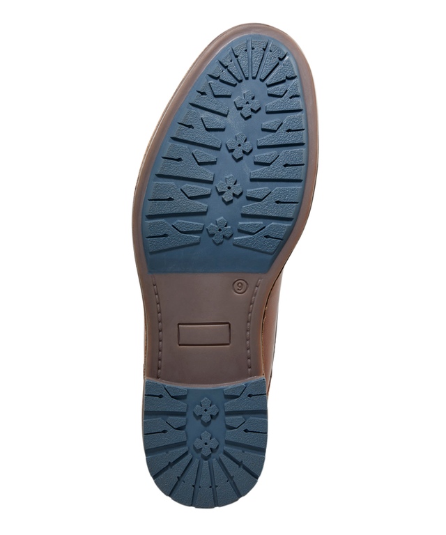 Denver Hayes Men's Brampton Leather Laceup Boots Cognac Marks