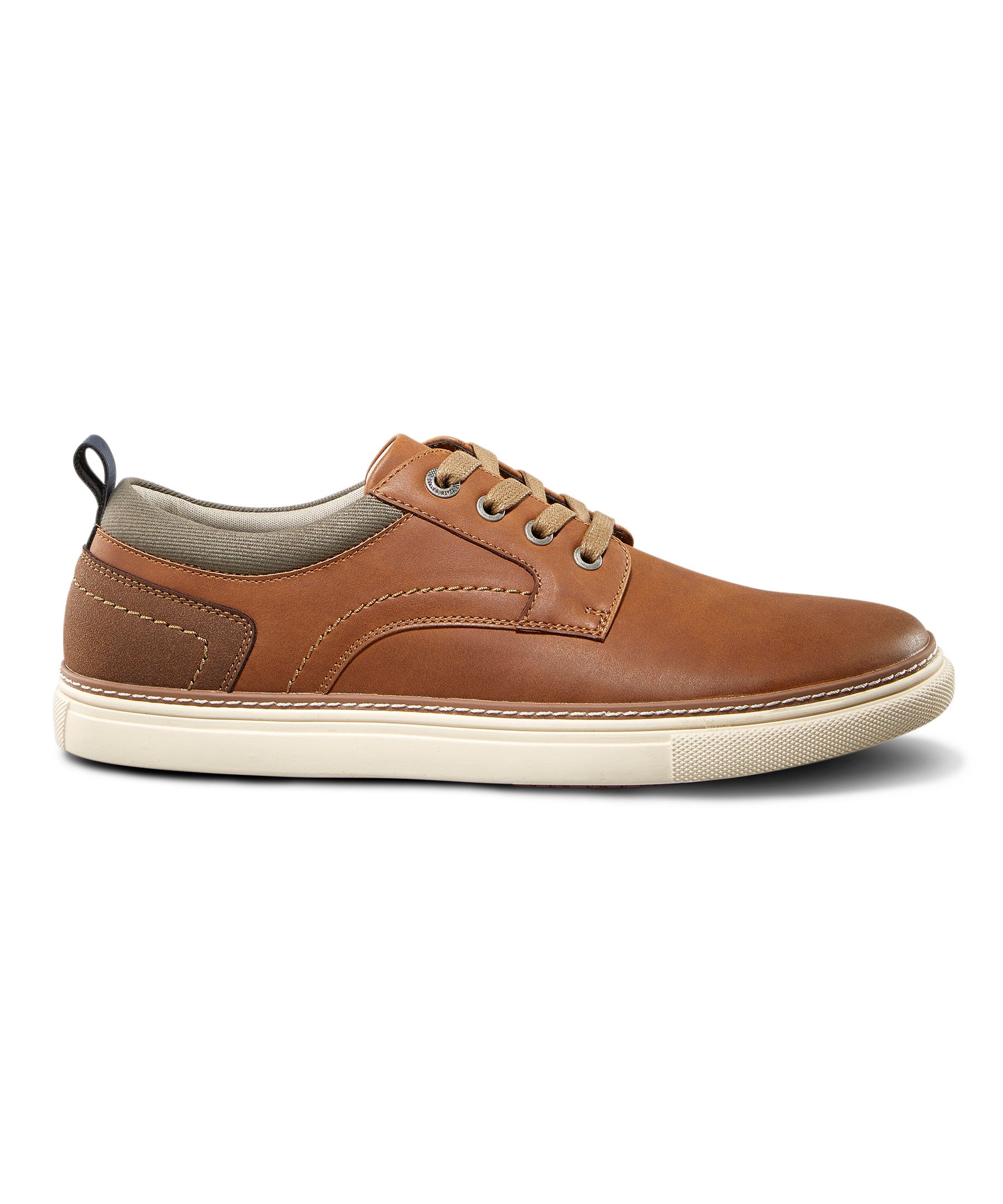 Mens brown best sale leather casual shoes