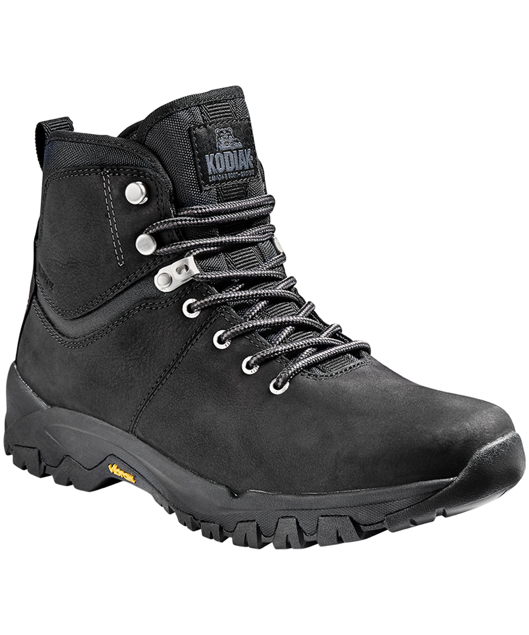 Bottes de cuir imperméables pour hommes, Comox, noir