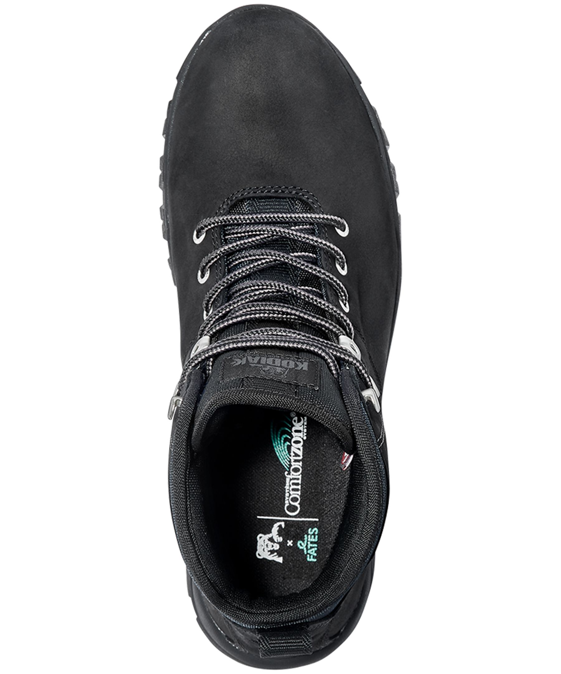 Bottes de cuir imperméables pour hommes, Comox, noir