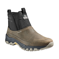 Bottines cambrées en cuir imperméable pour hommes, Tarbot, fossile Front_Three_Fourths_Angled_Right