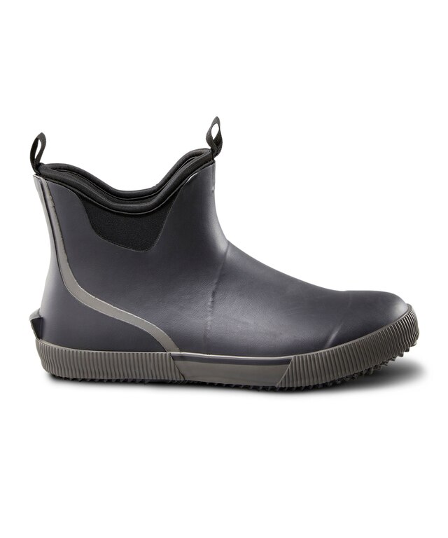 WindRiver Men's Wayfarer Waterproof Rubber Duck Boots Wide Black Marks